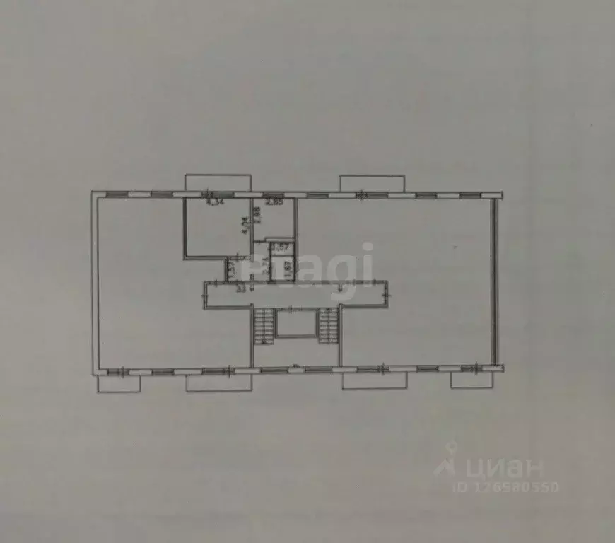 1-к кв. Кемеровская область, Новокузнецк ул. Клименко, 6В (32.0 м) - Фото 2