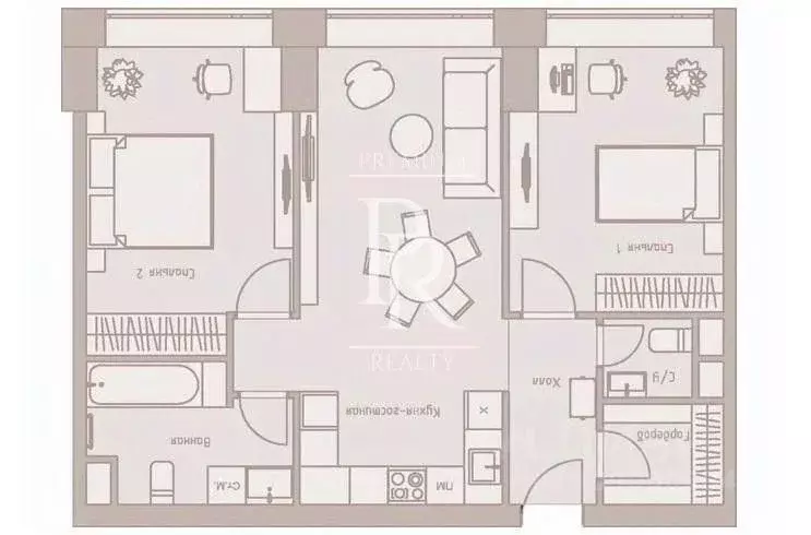 3-к кв. Москва Мичуринский просп., 56 (80.0 м) - Фото 1