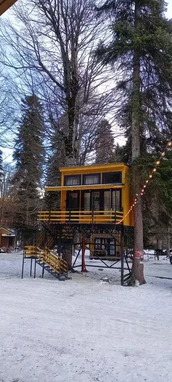 Дом в Карачаево-Черкесия, Зеленчукский район, с. Архыз ул. Банковская, ... - Фото 1