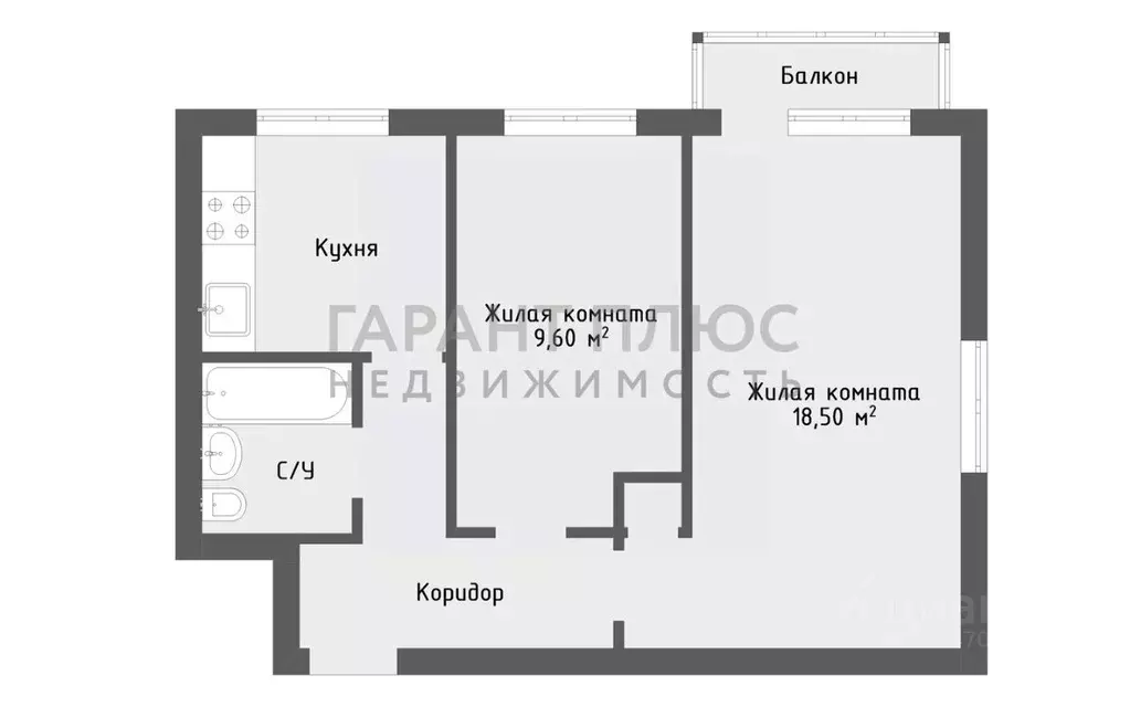 2-к кв. Липецкая область, Липецк Студеновская ул., 17 (45.0 м) - Фото 2