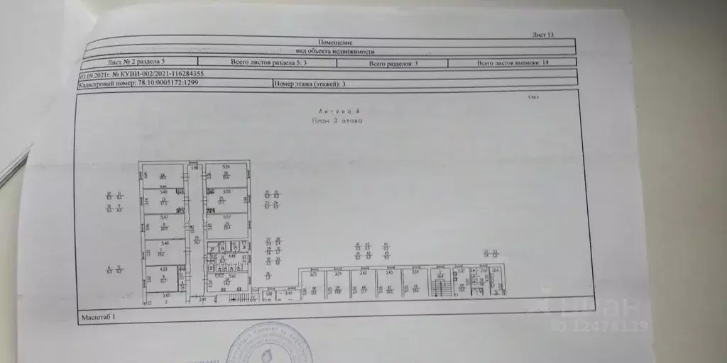 Комната Санкт-Петербург Лабораторная ул., 9 (19.3 м) - Фото 1