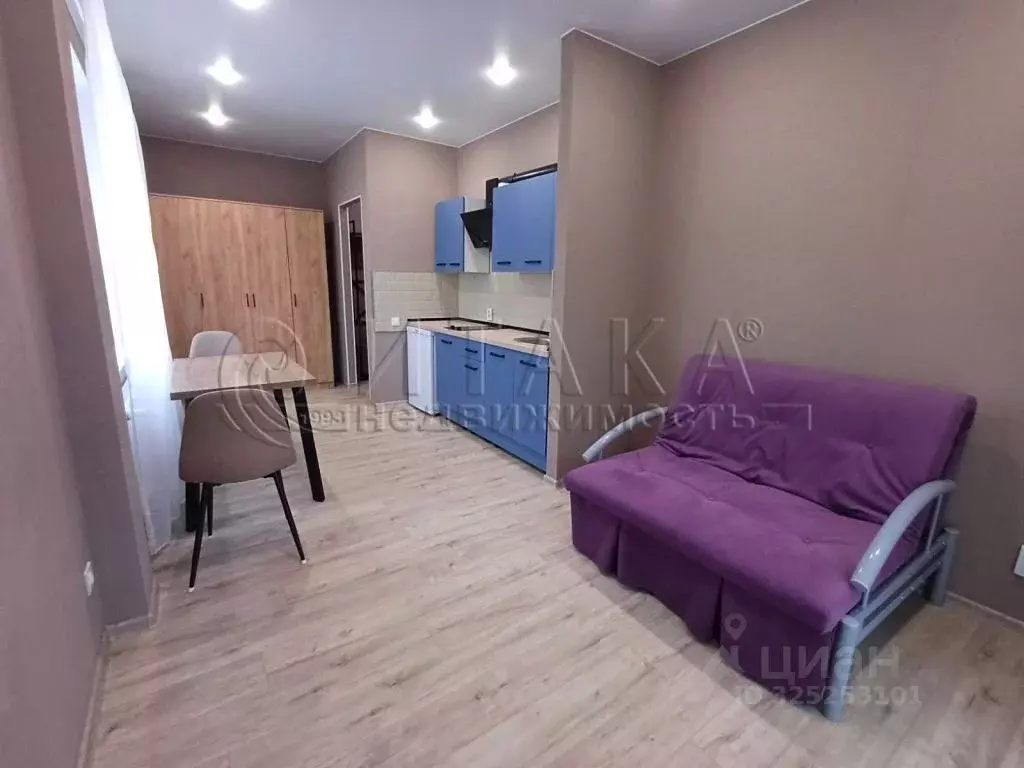 Студия Санкт-Петербург Львовская ул., 9 (25.12 м) - Фото 1