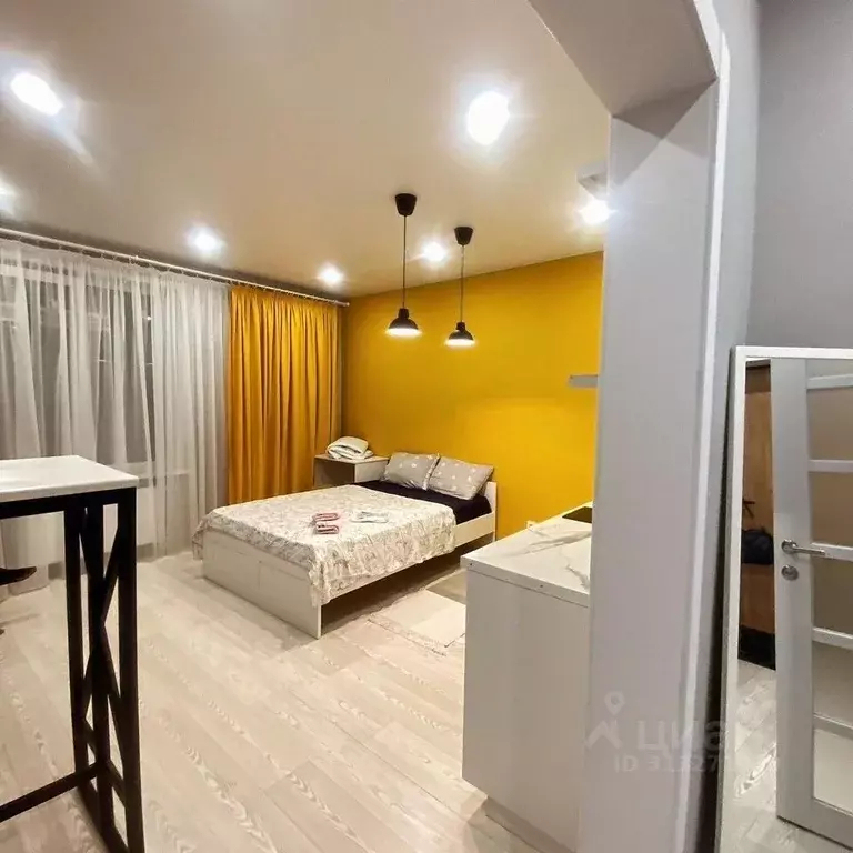 1-к кв. Татарстан, Казань ул. Николая Ершова, 65Б/2 (32.0 м) - Фото 1