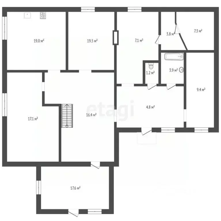 Дом в Брянская область, Брянск пос. Городище, ул. Плодородная (243 м) - Фото 2