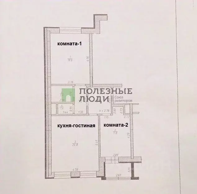 2-к кв. Удмуртия, Ижевск ул. Михаила Петрова, 51 (69.3 м) - Фото 1