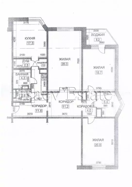 3-к кв. Московская область, Красногорск бул. Красногорский, 5 (133.0 ... - Фото 2