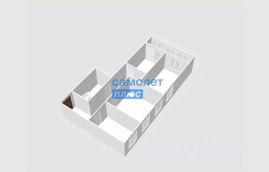 3-к кв. Алтайский край, Бийск ул. Ильи Мухачева, 222/2 (92.0 м) - Фото 1