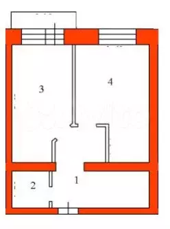 2-к. квартира, 49,2 м, 1/3 эт. - Фото 0