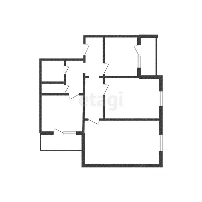 3-к кв. Белгородская область, Белгород бул. Юности, 39 (63.3 м) - Фото 2