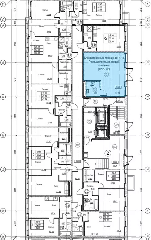 Помещение свободного назначения (42.22 м) - Фото 2