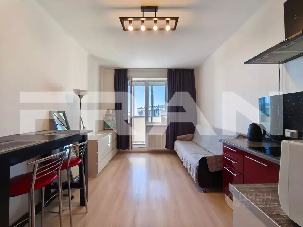 Студия Санкт-Петербург ул. Плесецкая, 10 (20.7 м) - Фото 2