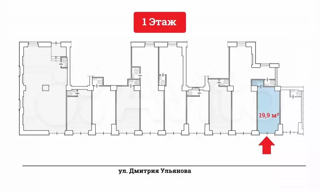 Продажа Торгового помещения – 19,9 м - Фото 0