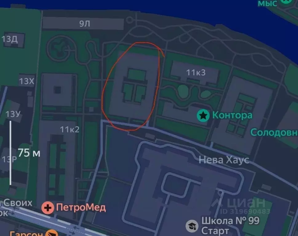 Гараж в Санкт-Петербург Петровский просп., 11к3 (14 м) - Фото 1