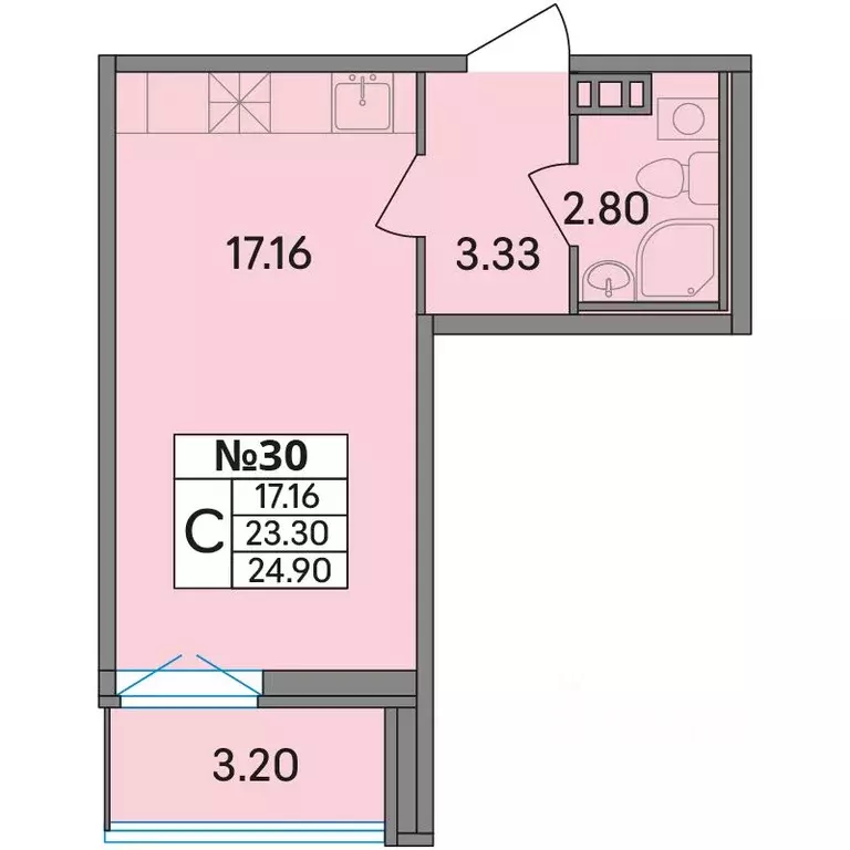 Студия Ленинградская область, Всеволожский район, Агалатовское с/пос, ... - Фото 1