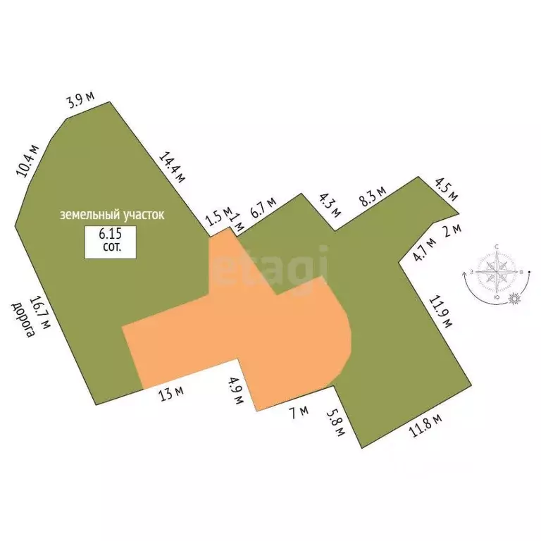 Дом в Севастополь ул. Генерала Коломийца, 26 (102 м) - Фото 2