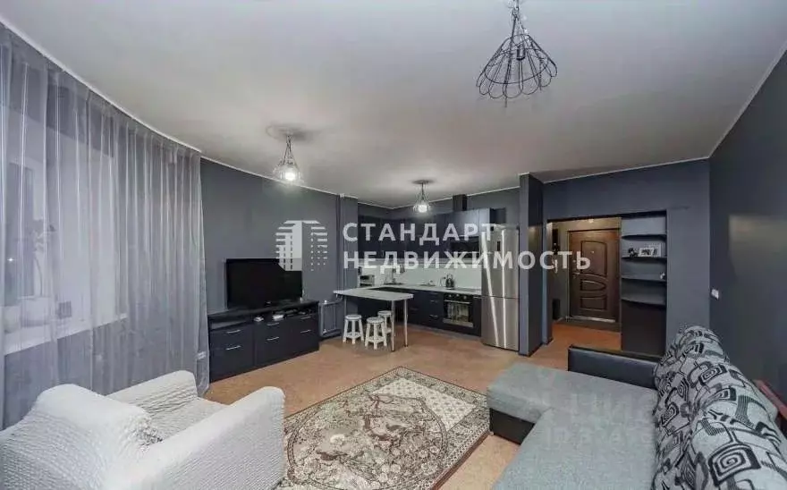 Студия Тюменская область, Тюмень Войновка мкр, ул. Энергостроителей, ... - Фото 1