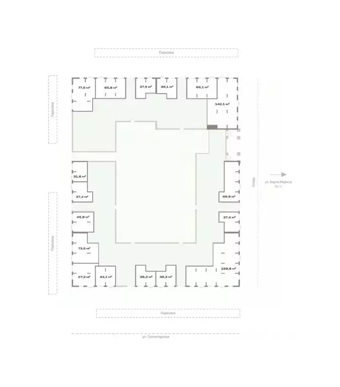 Торговая площадь в Курганская область, Курган Центральный жилрайон, ... - Фото 2