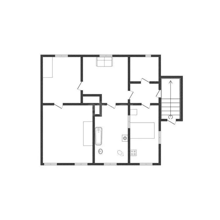 Дом в село Филиппово, Заречная улица (52 м) - Фото 1