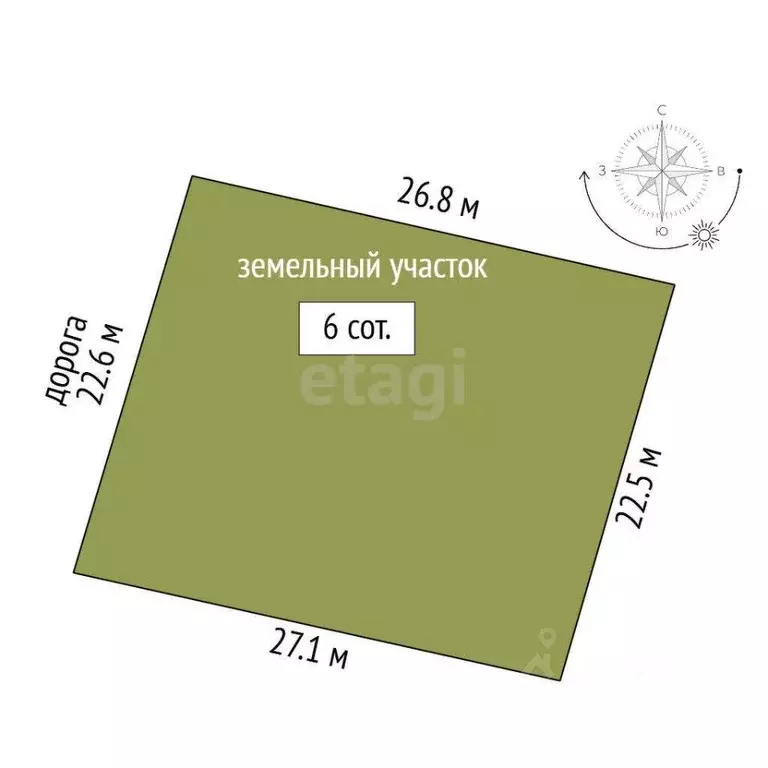 Участок в Крым, Кировский район, Первомайское с/пос, с. Ключевое ул. ... - Фото 1