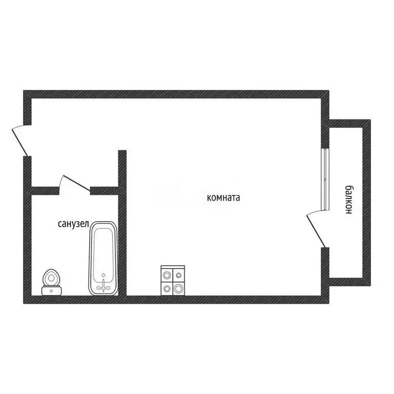 Квартира-студия: Бийск, Советская улица, 189/6 (27.9 м) - Фото 1