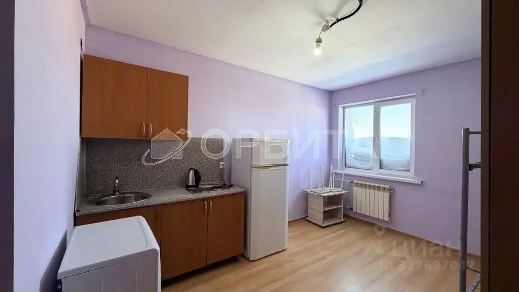 Студия Тюменская область, Тюмень ул. Бабарынка, 65 (15.1 м) - Фото 1