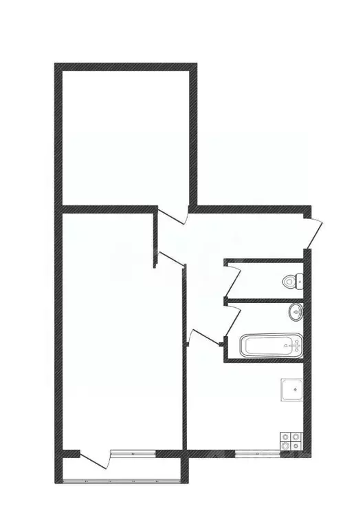 2-к кв. Белгородская область, Шебекино ул. Дзержинского, 5 (49.0 м) - Фото 2