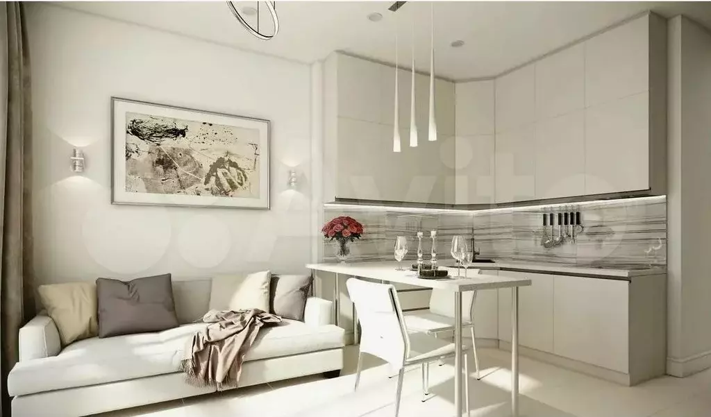 2-к. квартира, 60,5 м, 9/9 эт. - Фото 0