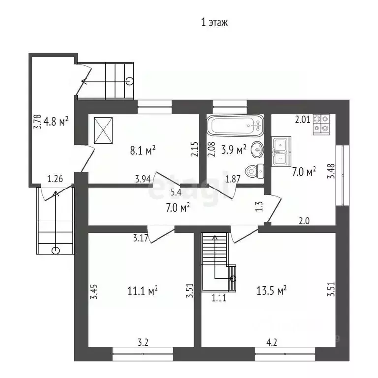 Дом в Тамбовская область, Тамбовский муниципальный округ, Новая Ляда ... - Фото 1