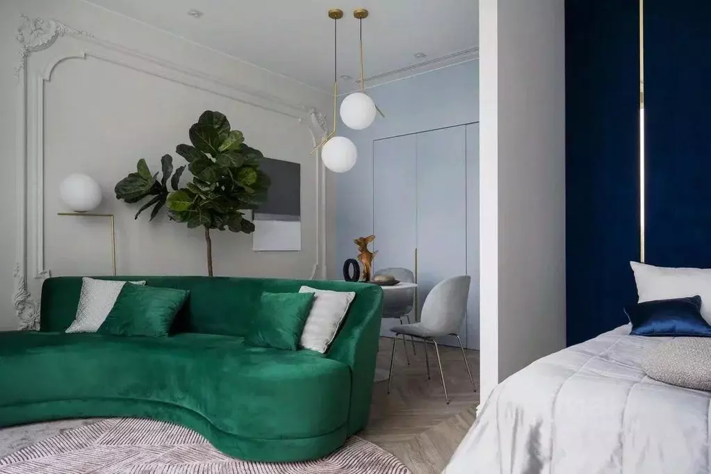 Студия Москва 1-й Красногвардейский проезд, 22с1 (46.0 м) - Фото 2