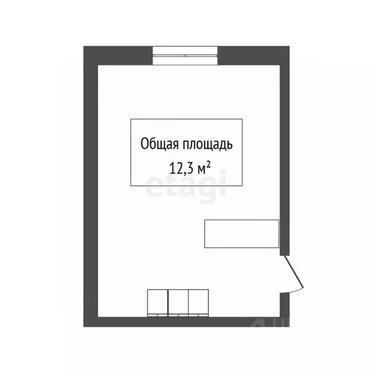 Комната Томская область, Томск Киевская ул., 88 (12.3 м) - Фото 2