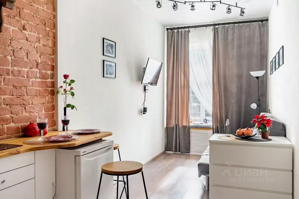 Студия Санкт-Петербург Клинский просп., 27 (22.0 м) - Фото 1