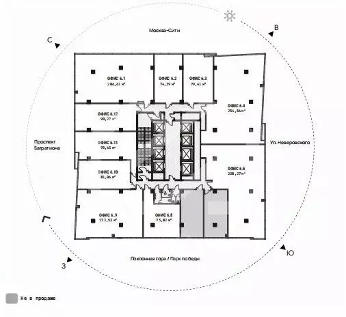 Офис в Москва ул. Неверовского, 10с3А (1370 м) - Фото 1