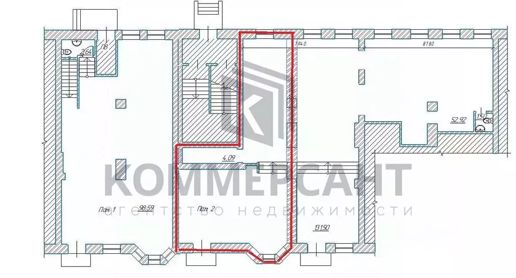 Торговая площадь в Нижегородская область, Нижний Новгород ул. ... - Фото 2