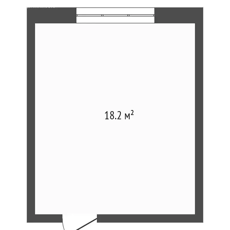 1к в -комнатной квартире (17.8 м) - Фото 1
