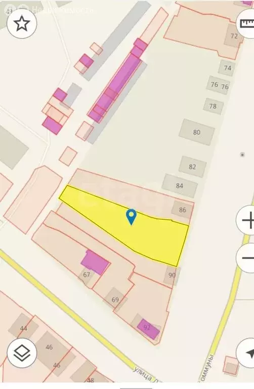 Участок в Касли, улица Коммуны (13.34 м) - Фото 2