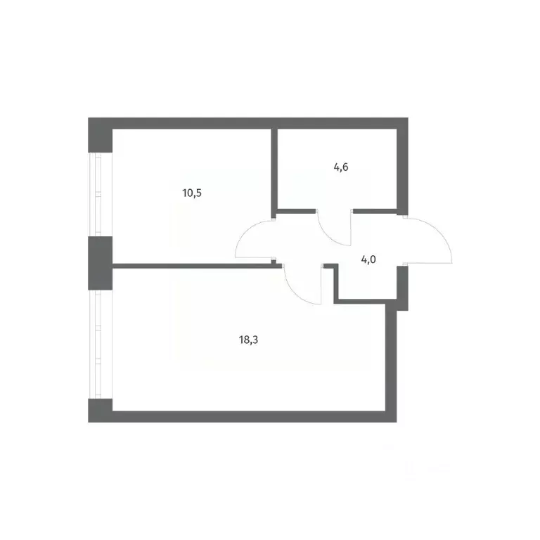 1-к кв. Ленинградская область, Ломоносовский район, Аннинское ... - Фото 1