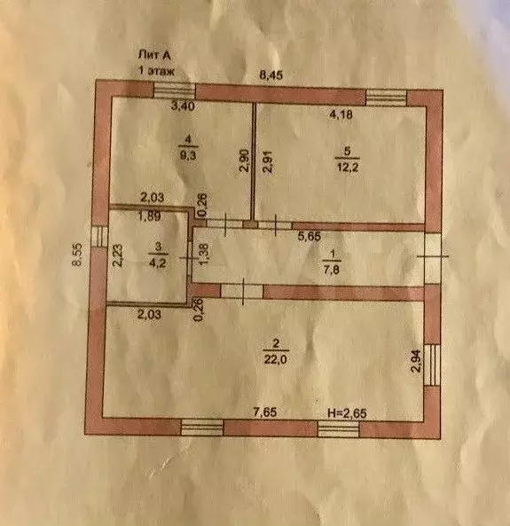 Дом 55 м на участке 8 сот. - Фото 0