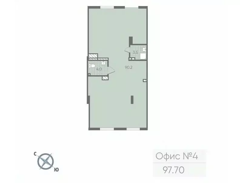 Офис в Санкт-Петербург Партизанская ул., 5 (101 м) - Фото 1