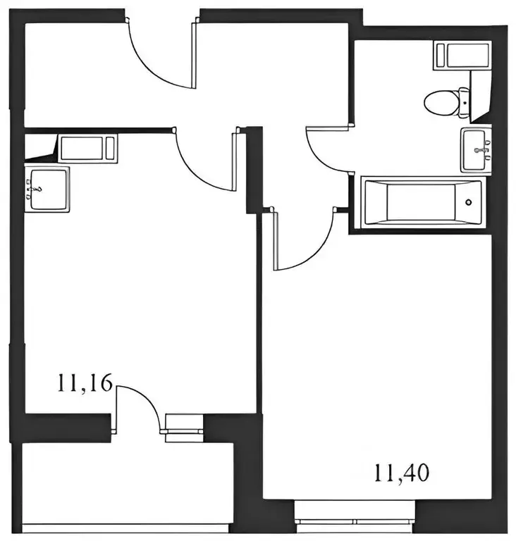 1-к кв. Москва Рязановское поселение, ул. Логинова, 7к2 (36.0 м) - Фото 1