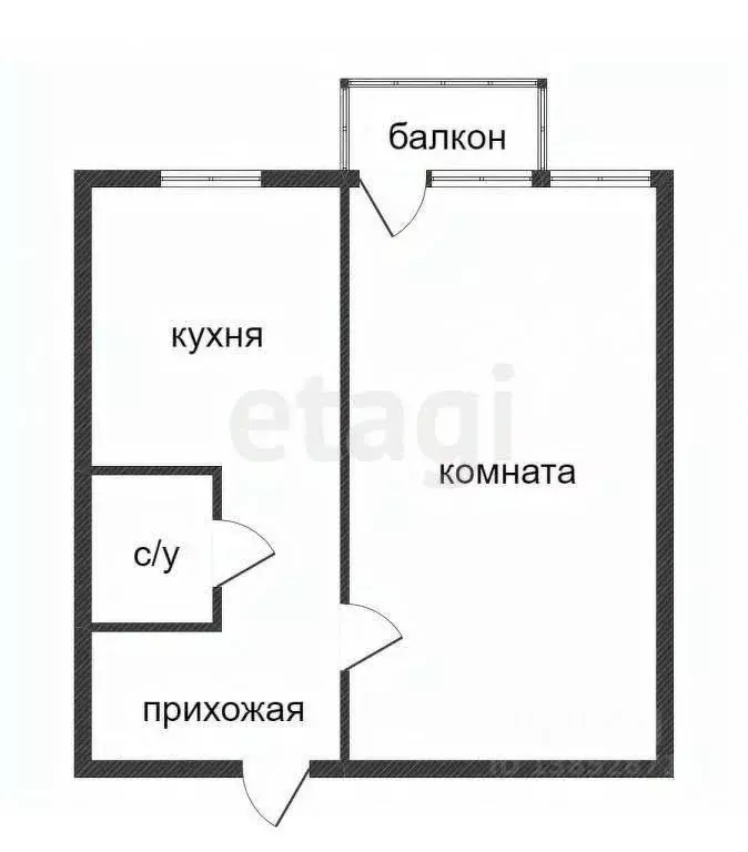 1-к кв. Приморский край, Владивосток Некрасовская ул., 70 (34.2 м) - Фото 1