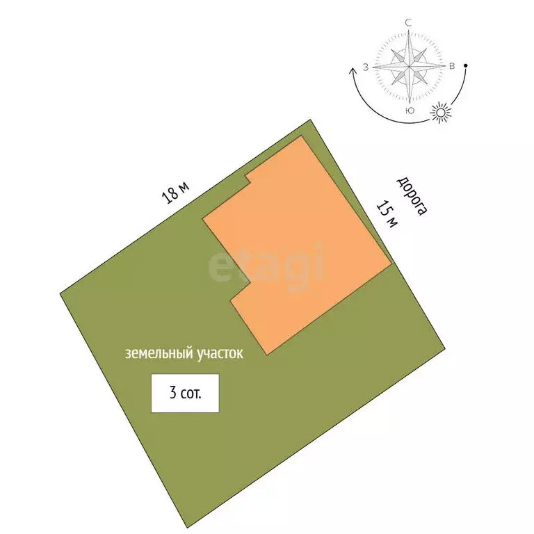 Дом в Севастополь, ТСН СНТ Зеленстрой (85 м) - Фото 1