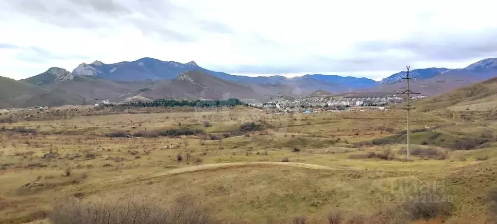 Участок в Крым, Феодосия муниципальный округ, Коктебель пгт  (6.85 ... - Фото 1