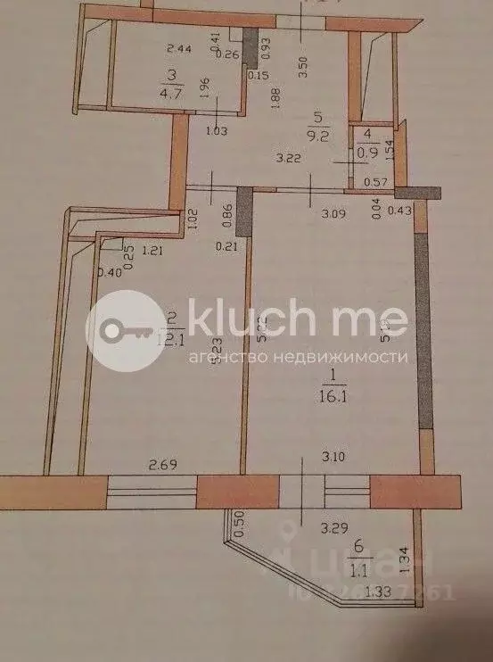 1-к кв. Татарстан, Казань ул. Баки Урманче, 10 (43.0 м) - Фото 1