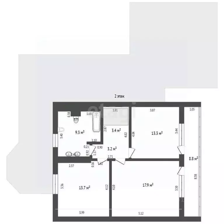 Дом в Калининградская область, Гурьевский муниципальный округ, пос. ... - Фото 2