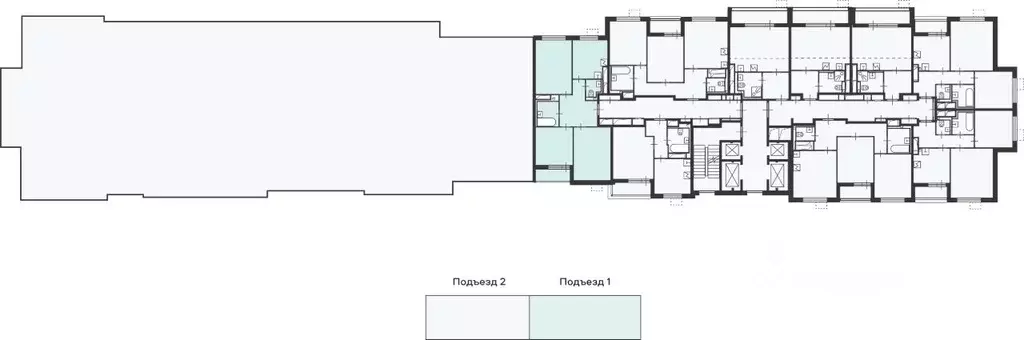 3-к кв. Москва Полярная ул., 16К1 (75.23 м) - Фото 2