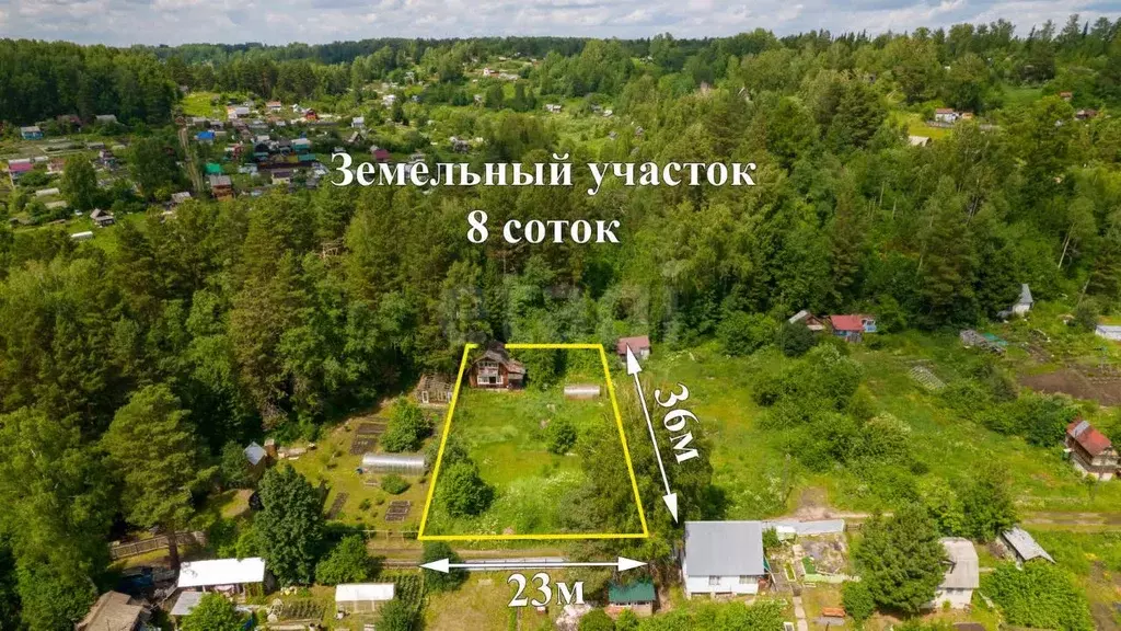 Участок в Томская область, Колпашевский район, Елочка СНТ  (8.0 сот.) - Фото 1