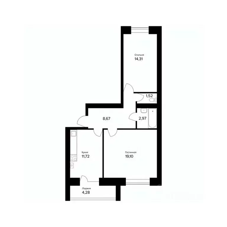 2-к кв. Ярославская область, Ярославль пос. Норское, Норские ... - Фото 1