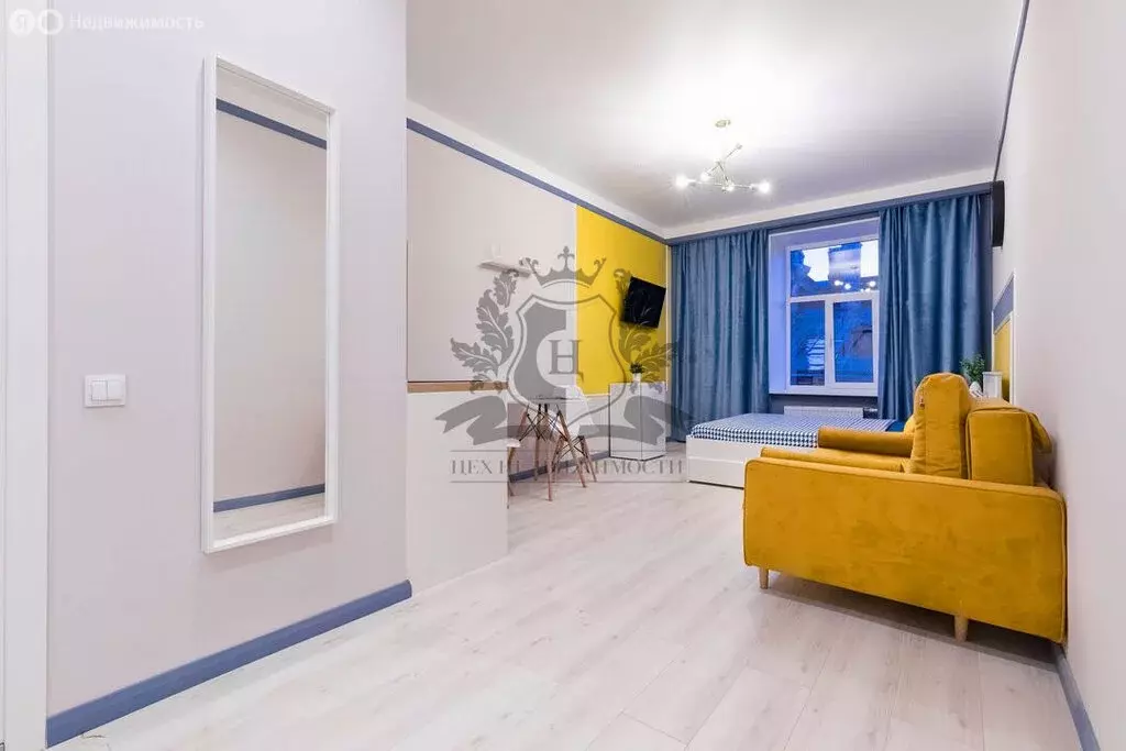 Квартира-студия: Санкт-Петербург, Лоцманская улица, 20 (22 м) - Фото 1