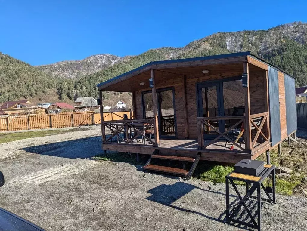 Дом в Алтай, Чемальский район, Элекмонарское с/пос, с. Элекмонар ул. ... - Фото 2