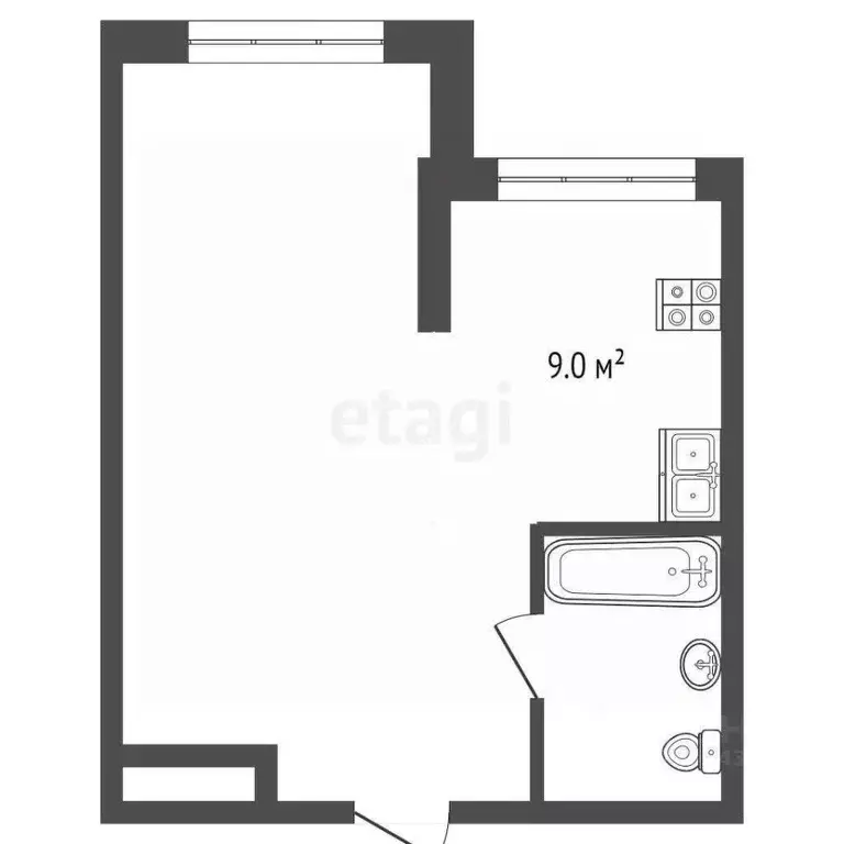 1-к кв. Москва Лосиноостровская ул., вл45к1 (34.9 м) - Фото 1